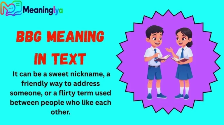 BBG Meaning in Text