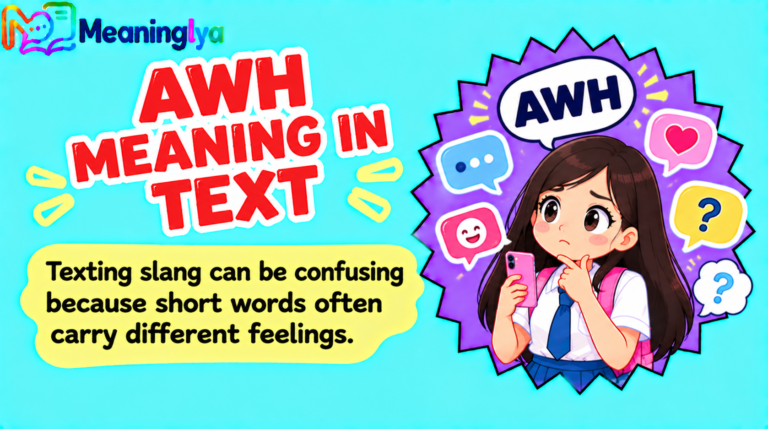 Awh Meaning in Text