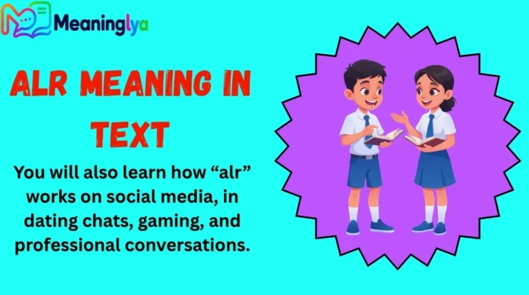 alr Meaning in Text