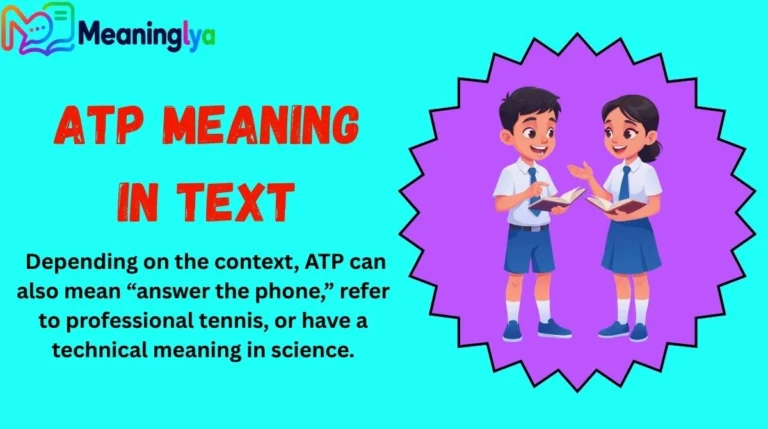 ATP Meaning in Text