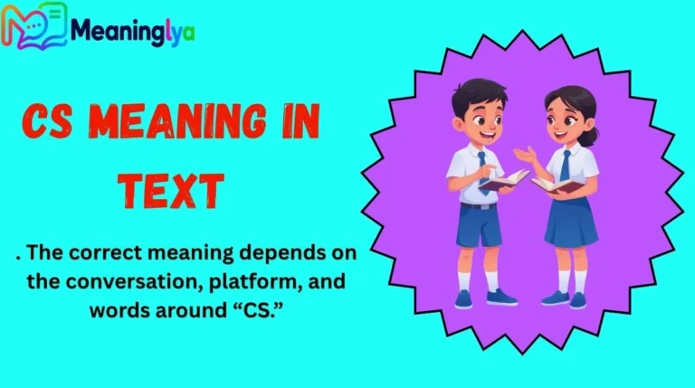 CS Meaning in Text