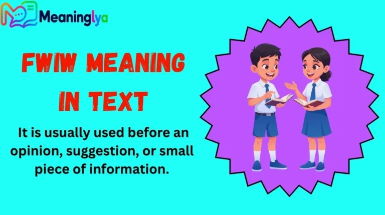 FWIW Meaning in Text