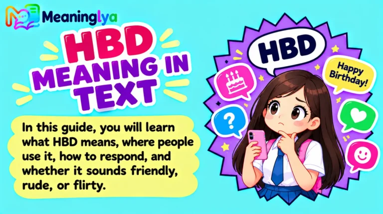 HBD Meaning in Text