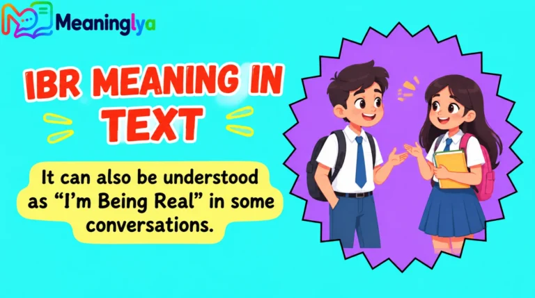 IBR Meaning in Text
