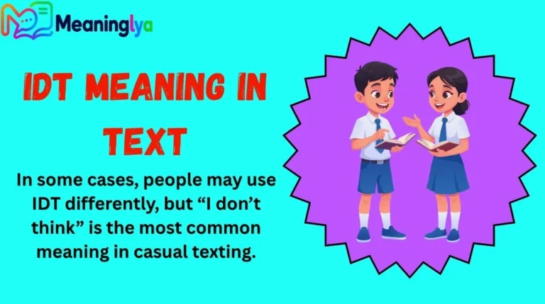 IDT Meaning in Text