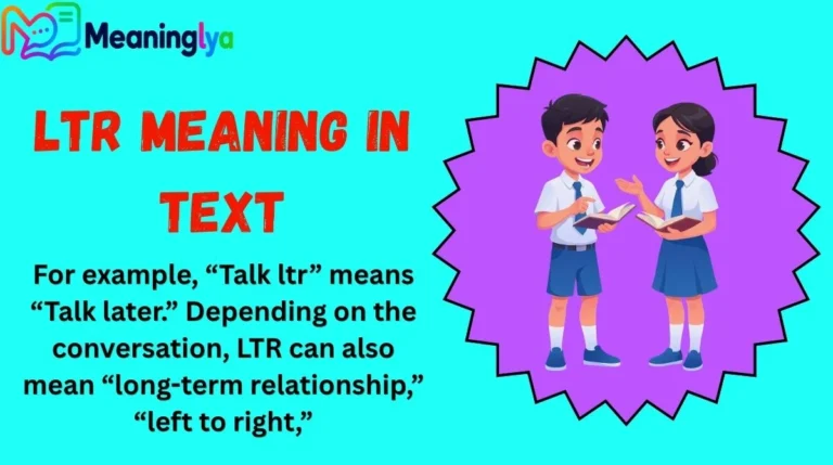 LTR Meaning in Text