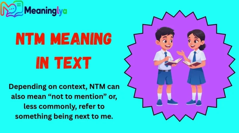 NTM Meaning in Text