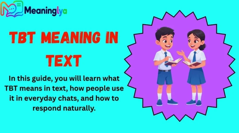 TBT Meaning in Text